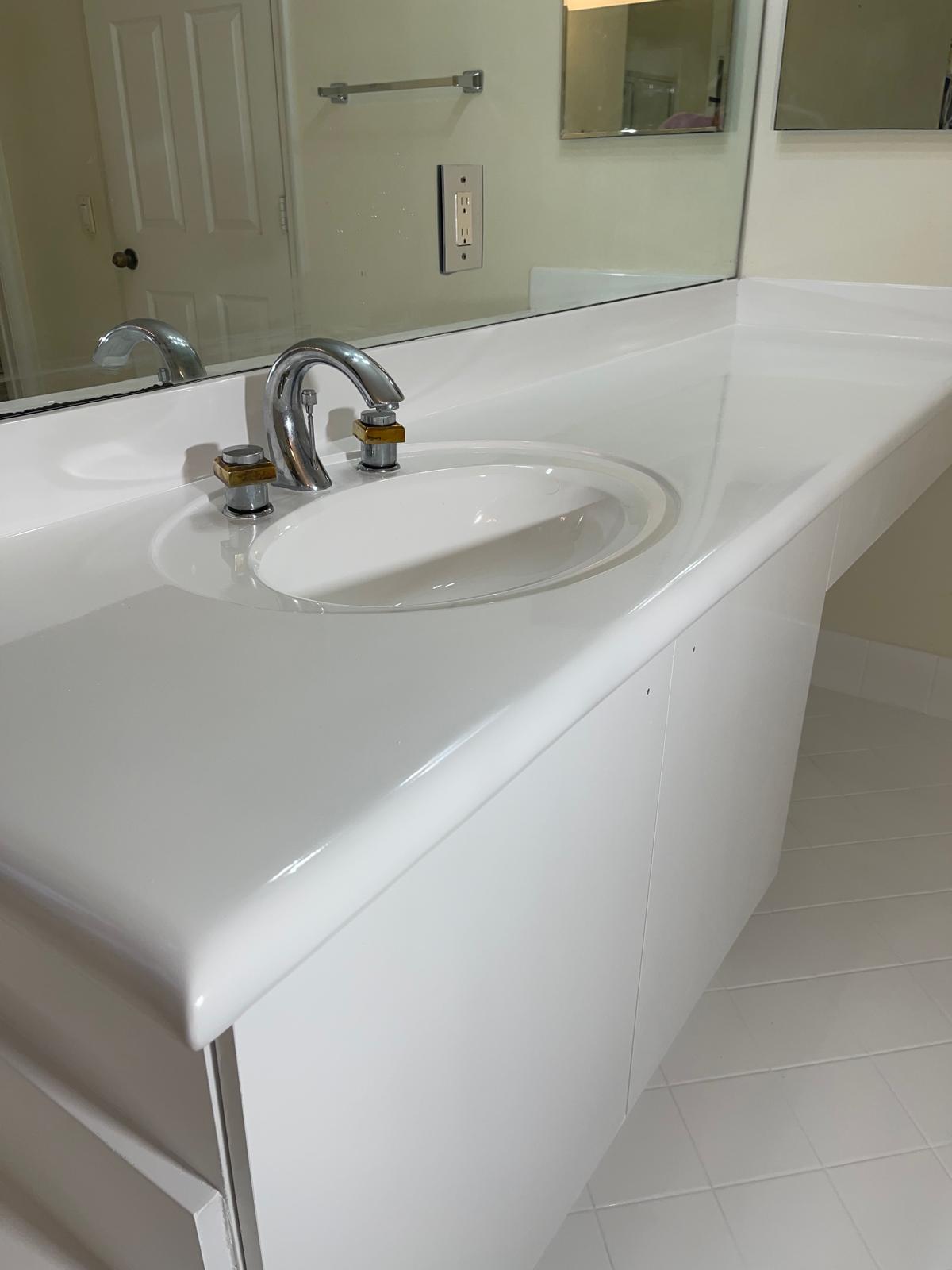 Countertop Refinishing Result